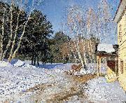 Isaac Levitan March, oil on canvas